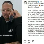 Usman Khawaja to address Australian parliament on Gaza and human rights