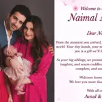 Aiman & Muneeb blessed with their third child
