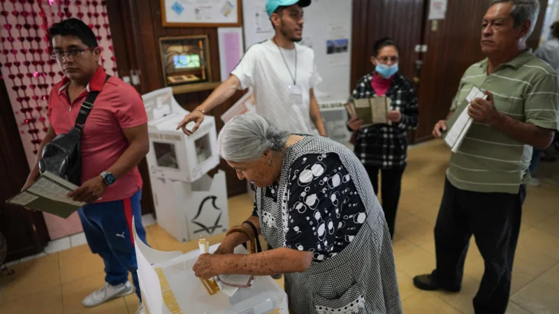 Mexico conducted public voting