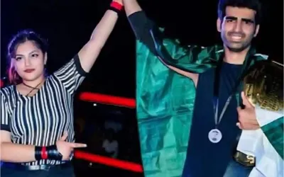 Pakistani wrestler defeats Indian opponent to retain International title