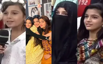 Why Laiba Khan, Emaan Khan & their Mom look so different in old clip? Video goes viral