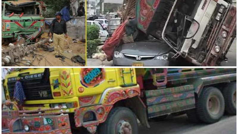 Speeding Dumper Kills Mother, Daughter in Karachi