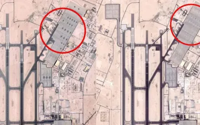 Satellite images show US military aircrafts disappear from Qatar base