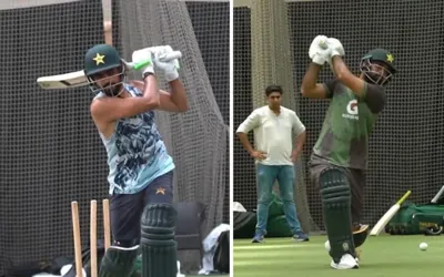 Power play: Babar beats Fakhar in bat speed