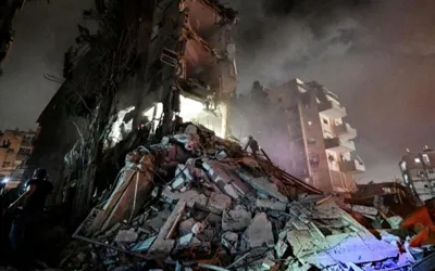 Another wave of Iranian missiles hits Haifa, Several high-rise buildings destroyed, Many Injured