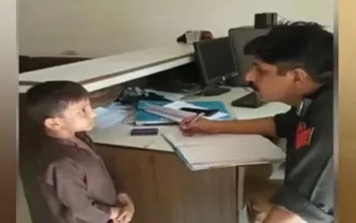 Boy approaches police station for not allowing him to play