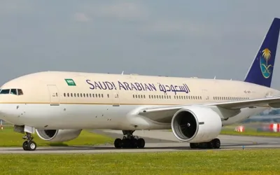 Saudi Airlines flight diverted to Karachi amid engine fire emergency