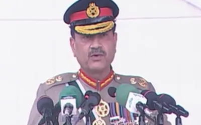 Field Marshal Syed Asim Munir attends Navy commissioning parade at PNS Rahbar