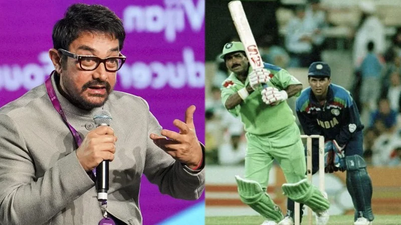 Aamir Khan and javed Miandad