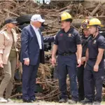 President Trump visits flood-hit Texas
