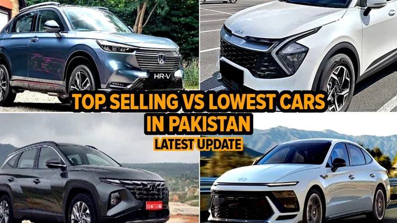 Top-Selling Vs Lowest-Selling Cars in Pakistan – Latest 2025 Update