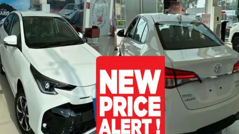 Toyota Yaris, Corolla Latest Prices in Pakistan- July 2025