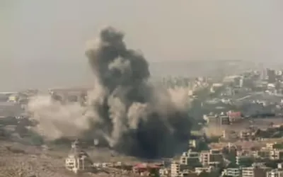 Israel strikes Syrian Defense Ministry headquarters, Horrific scenes captured live