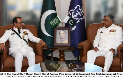 Saudi Naval Chief meets Admiral Naveed Ashraf