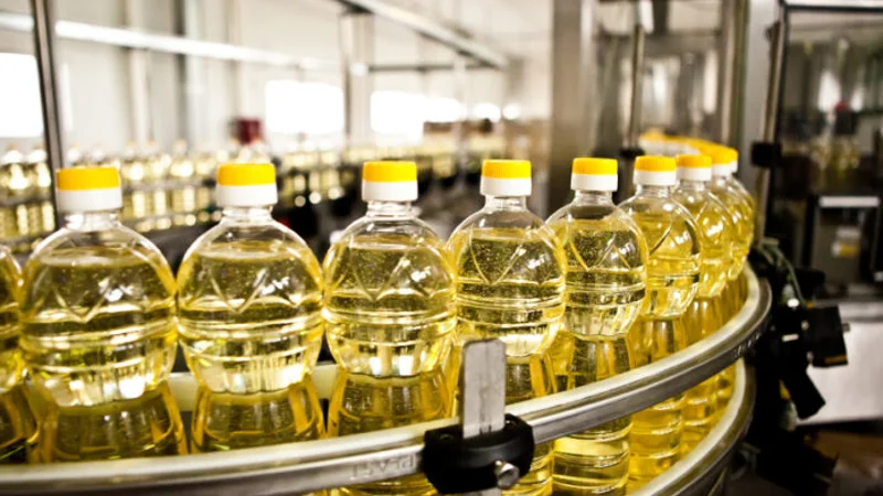 Factory for the production of edible oils. Shallow DOFF.