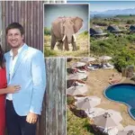 Owner of luxury game reserve killed by elephant in rare incident