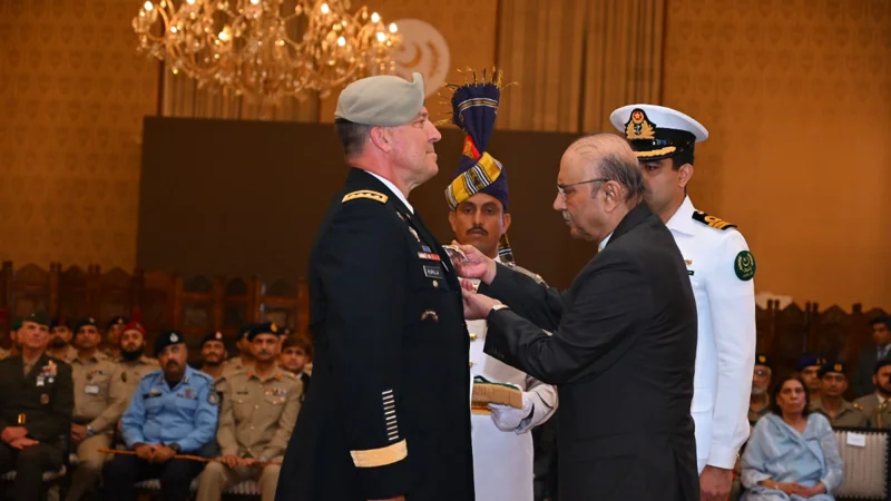 Pakistan Honors US CENTCOM Chief General Kurilla with Nishan-e-Imtiaz