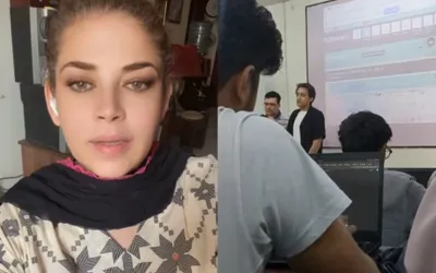 Mishi Khan questions professor on student treatment in class