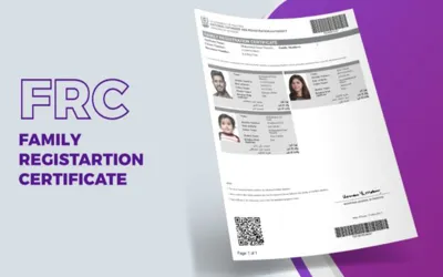 NADRA Family Registration Certificate (FRC) Fee Update in April 2024