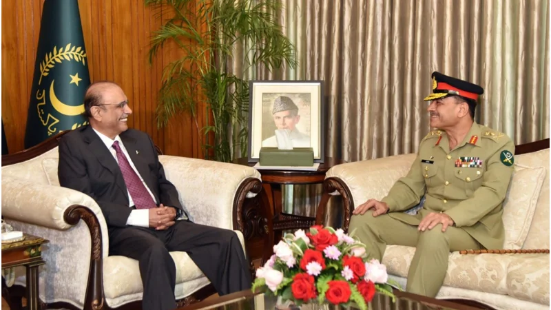 COAS Asim Munir meets with President Zardari