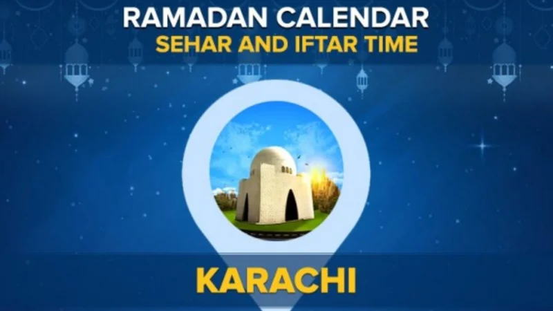 Today Iftar & Sehri Time in Karachi