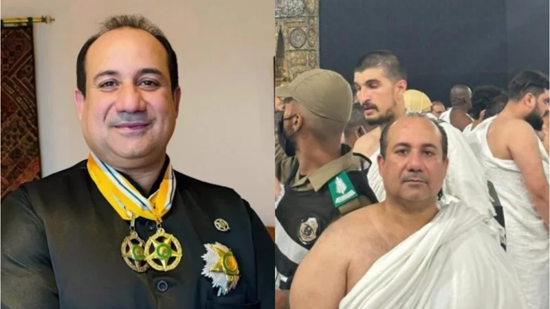 Netizen reacts on Rahat Fateh Ali Khan's Umrah journey photos