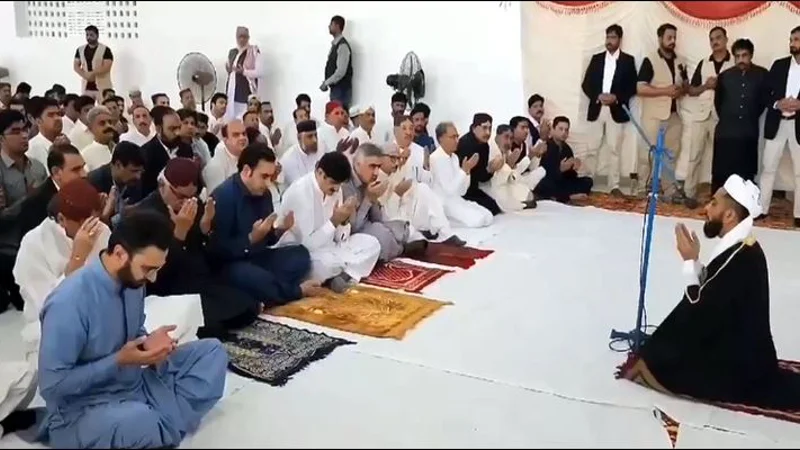 Chairman PPP Bilawal Bhutto offers Eid prayer at Naudero