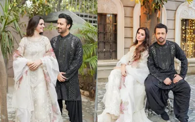 Eid Ul Fitr 2024: Atif Aslam and wife Sara Bharwana share stunning Eid clicks