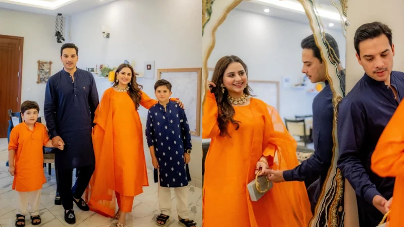 Eid Ul Fitr 2024: Fatima Effendi and Kanwar Arsalan share Eid day clicks with their kids