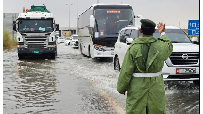 UAE Experiences Record 75-Year Rainfall, Flooding Dubai Airport & Major Highways