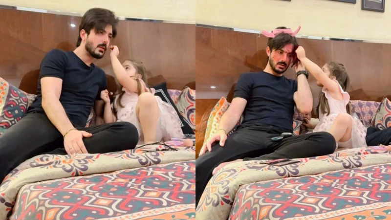 Junaid Niazi shares heartwarming makeup video with daughter