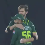WATCH: Babar Azam hugs Shaheen Afridi during first T20I