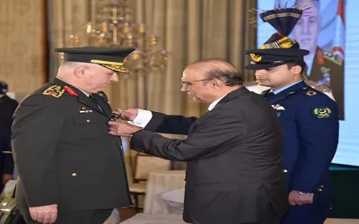 President confers Nishan-i-Imtiaz (M) award on Chief of Turkish General Staff