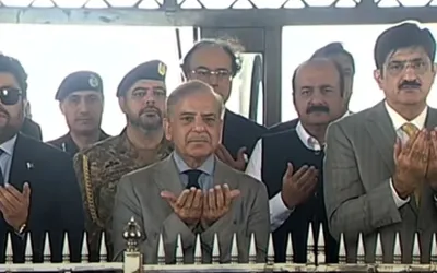 PM Shehbaz pays homage to father of nation