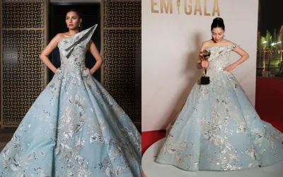 Mahira Khan receives award at EMIGALA ceremony in Dubai