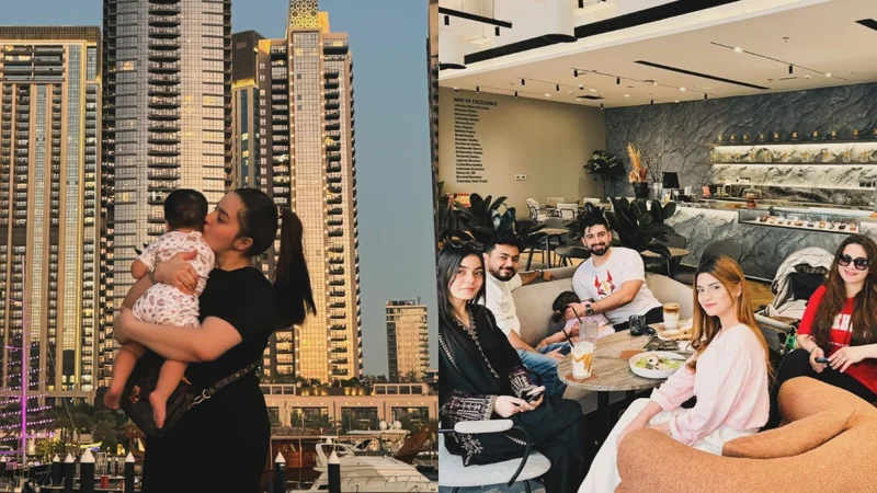 Aiman Khan shares a glimpse of her Dubai vacation with family