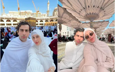 See Photos: Fatima Hassan Performs Umrah With Husband