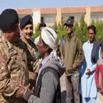 Corps Commander Balochistan Lt-Gen Rahat Naseem visits Gwadar’s flood-hit areas