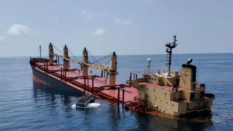 Houthi Missile attack on Cargo Ship killed three people in Gulf of Aden