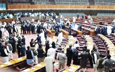 SIC MNAs strongly protest against oath-taking of new members elected on reserved seats