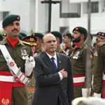 President Asif Zardari presented guard of honour