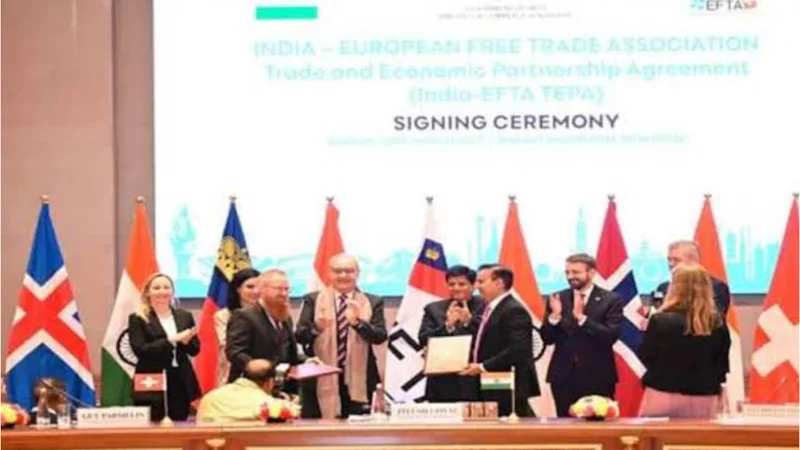 India finalizes $100 billion free trade pact with leading European allies