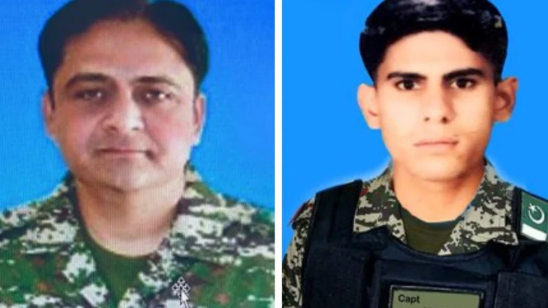 Lt Colonel, Captain among five soldiers martyred in terror attack