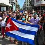 Cubans rally against power blackouts in rare street protest
