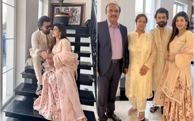 Urwa Hocane and Farhan Saeed share moments from daughter's Aqiqa ceremony