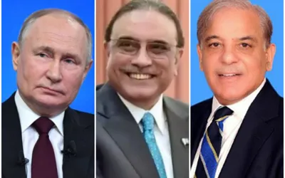 Zardari, Shehbaz felicitate Putin on his re-election