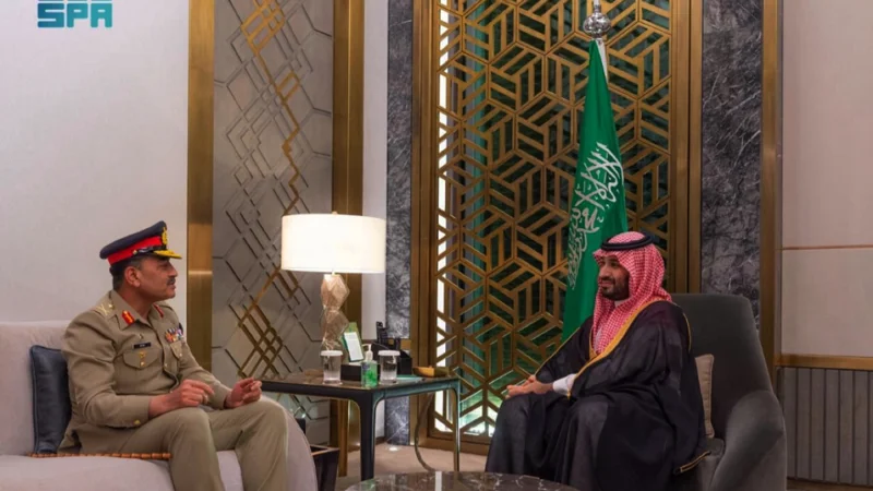 COAS Asim Munir calls on Saudi Crown Prince during his KSA visit