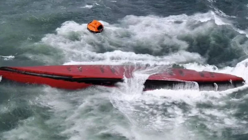 South Korea-flagged tanker capsizes off Japan coast, eight people dead in tragedy