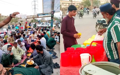 People of Karachi extend hospitality with Ramadan iftar gatherings