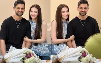 Shoaib Malik throws lavish birthday celebration for wife Sana Javed